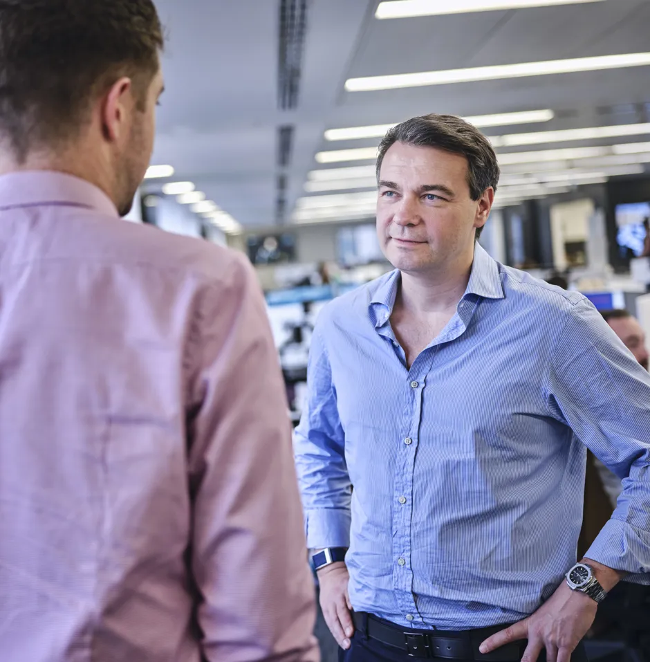 Clarksons Kim-Eirik Ovesen gases team in conversation