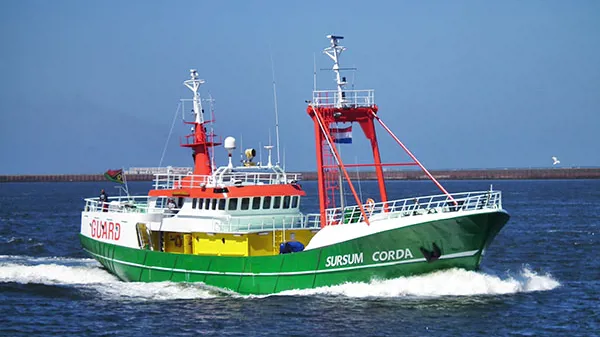 renewables vessel in the sea