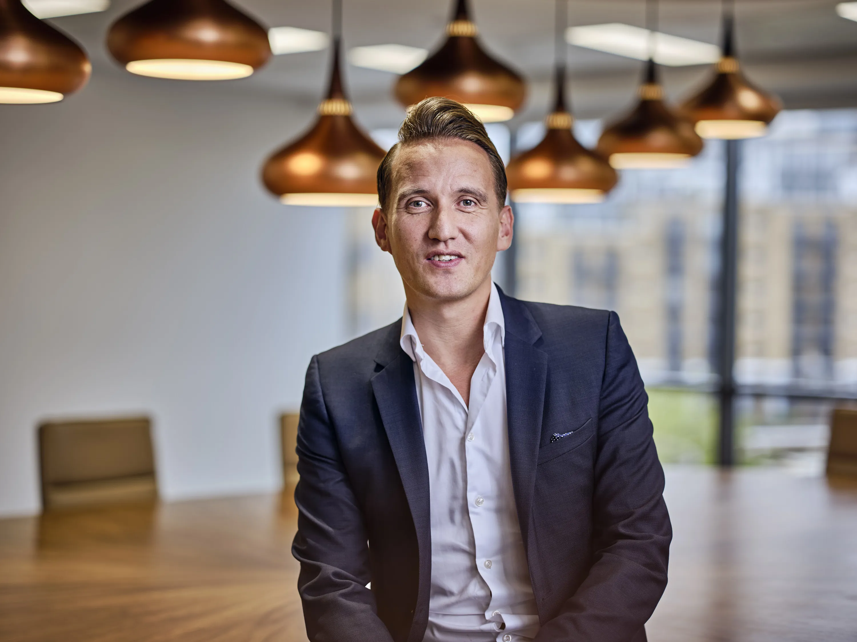 Kenneth Tveter board room portrait