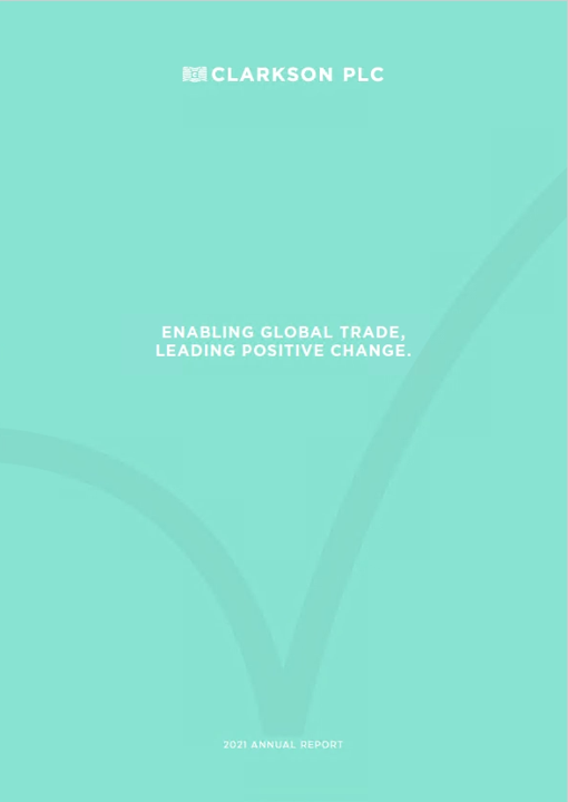  Clarksons annual report 2021 cover 