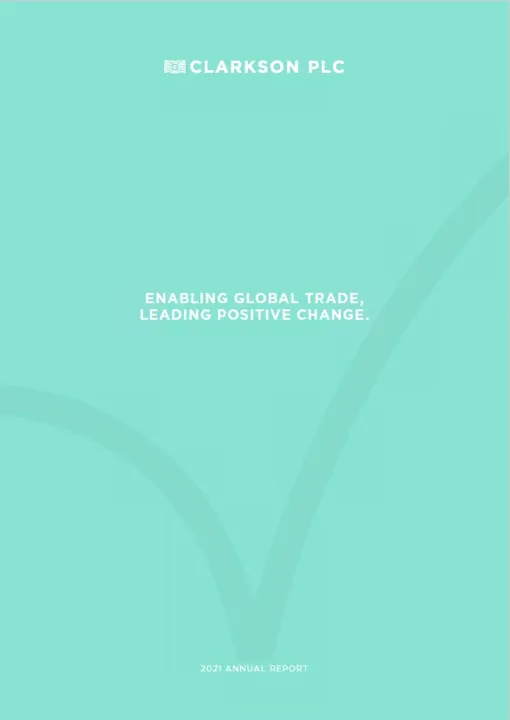 Clarksons annual report 2021 cover