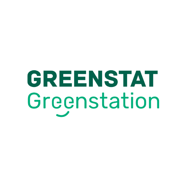 Logo featuring "GREENSTAT" and "Greenstation" text.