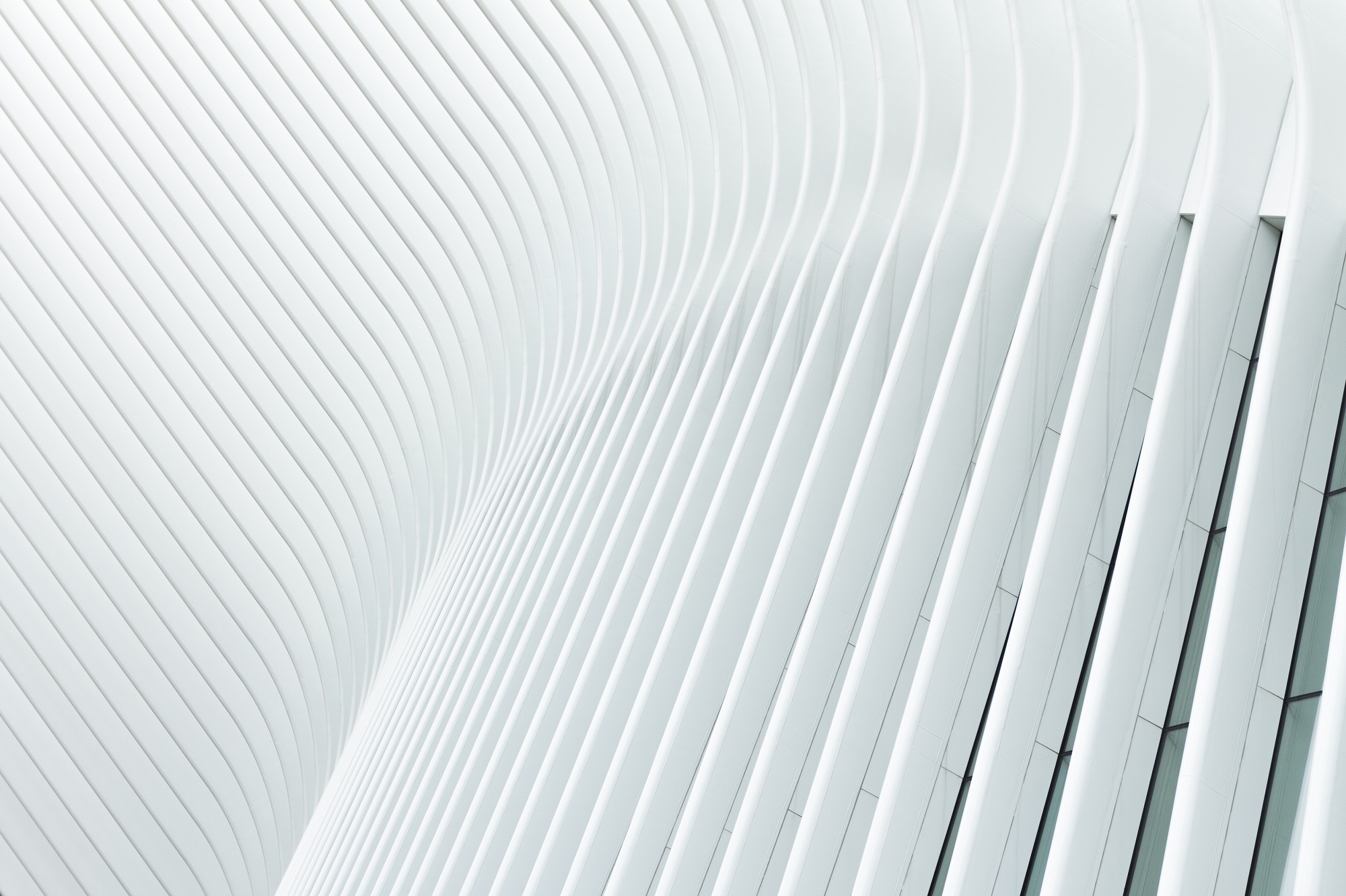 Abstract lines on architecture