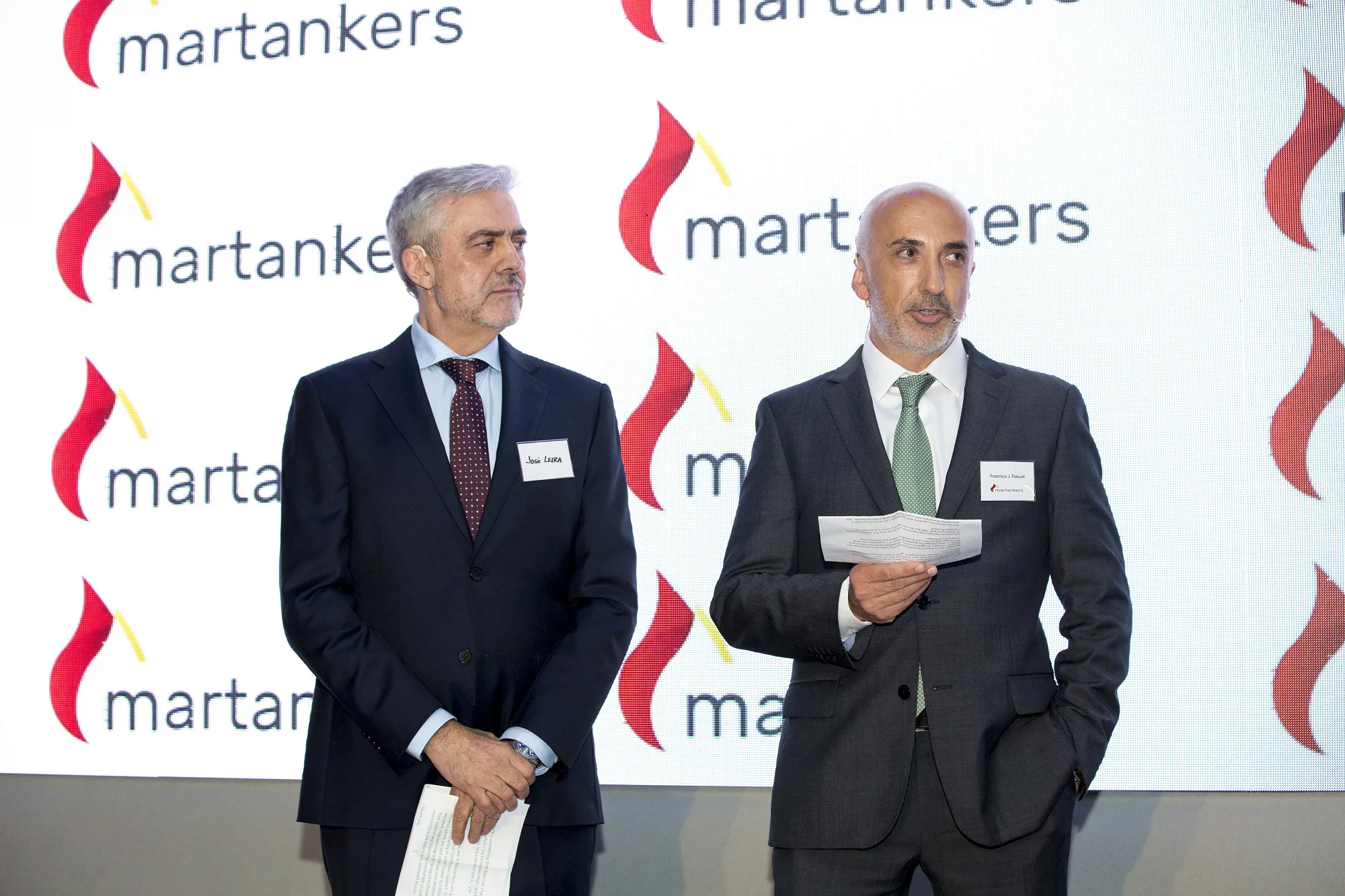 two men at the MARTANKERS 30Th Anniversary Party