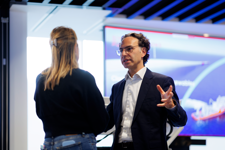 Clarksons colleagues talking