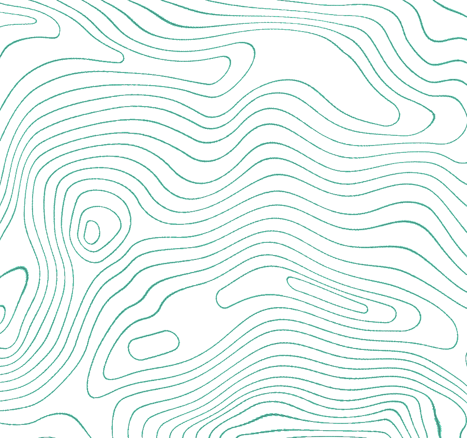 large teal transparent ripple